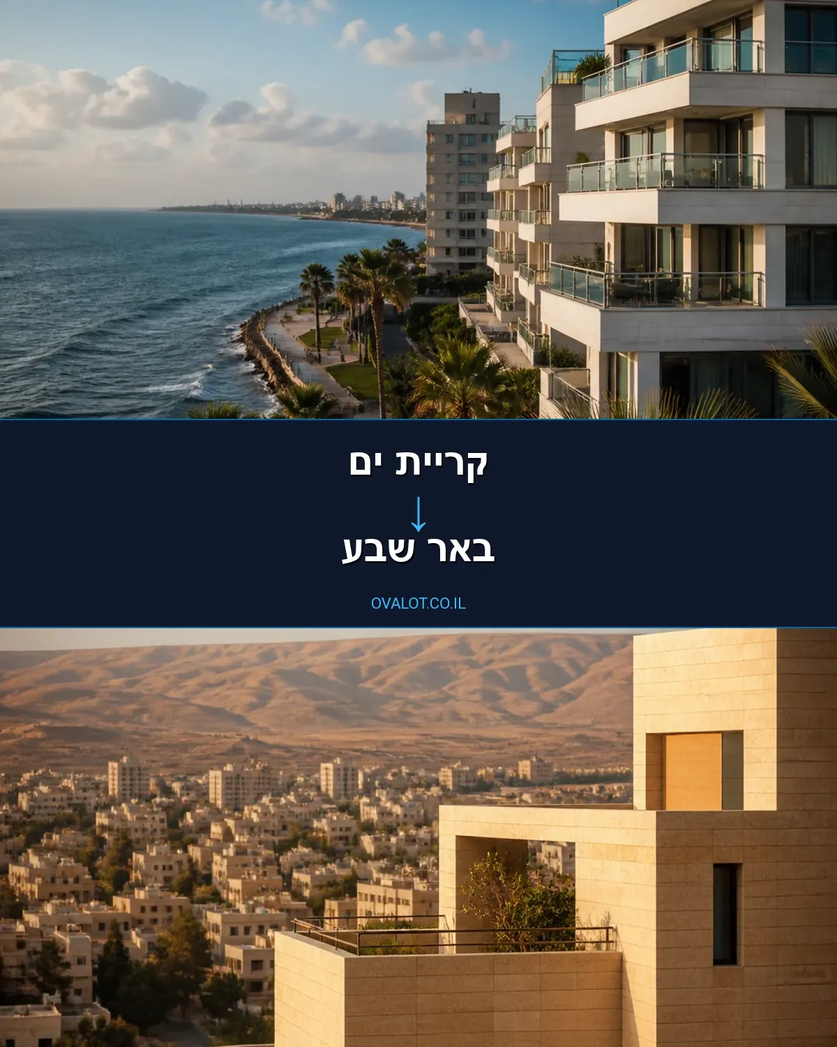 הובלות דירה מקריית ים לבאר שבע