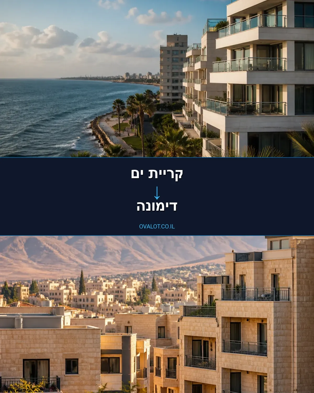 הובלות עם מנוף מקריית ים לדימונה
