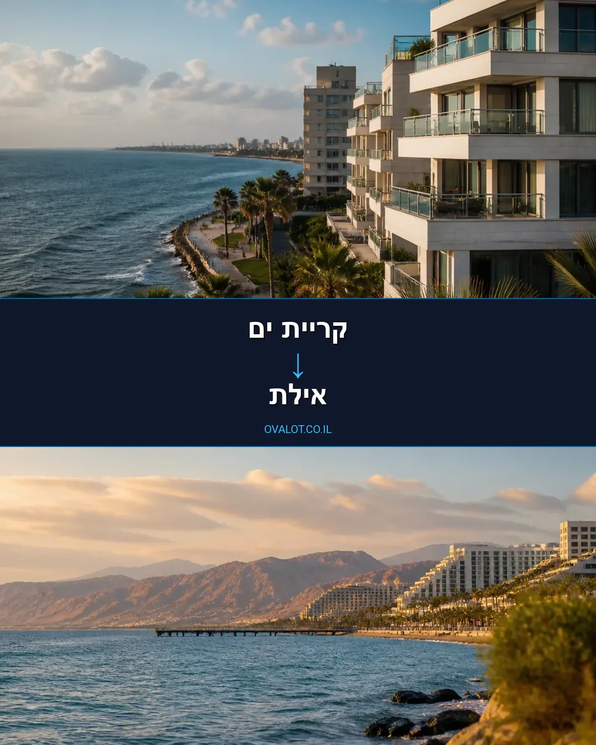 הובלות דירה מקריית ים לאילת
