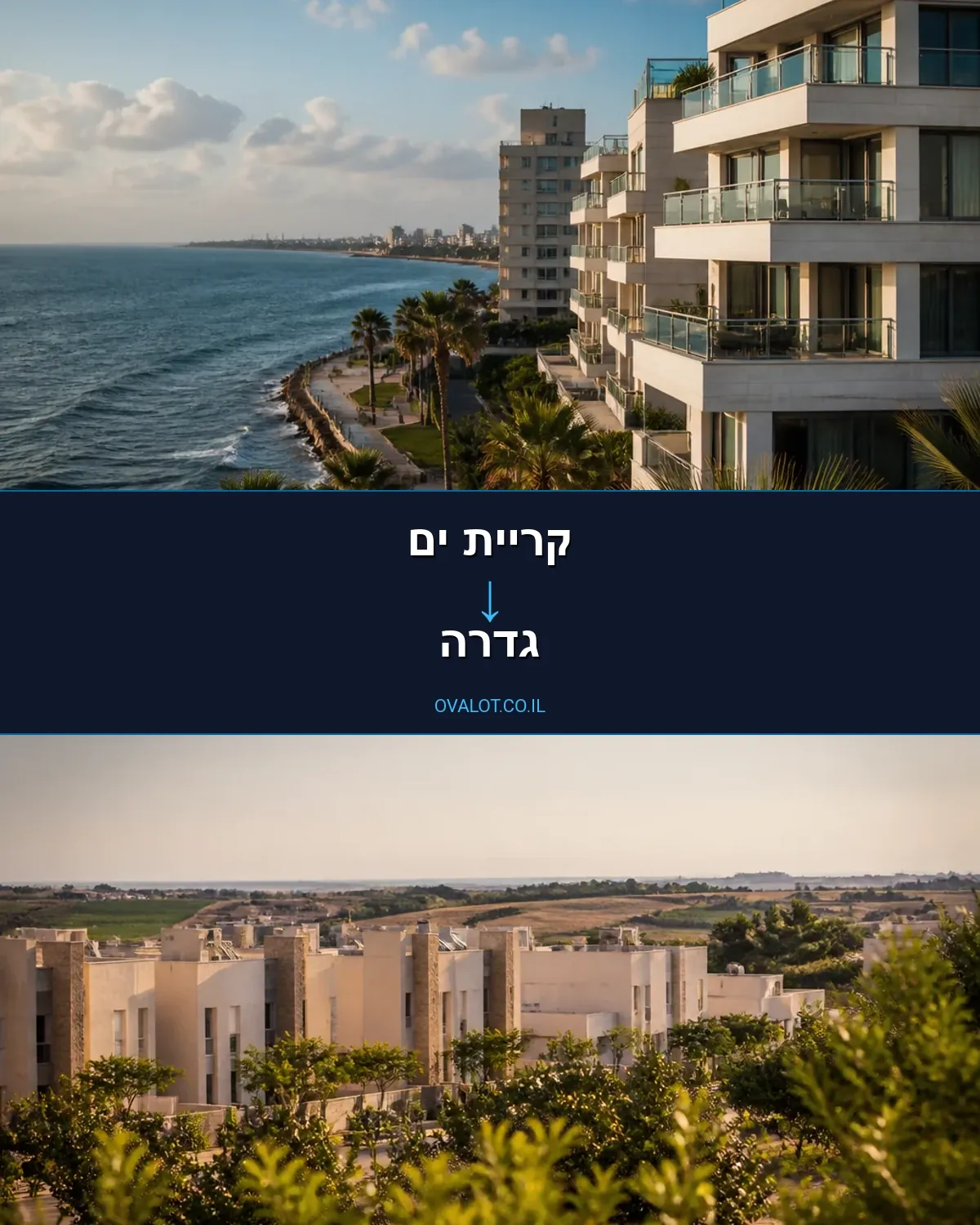 הובלות עם מעלית מקריית ים לגדרה