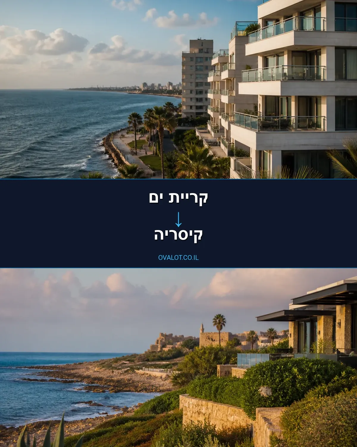 הובלות עם מעלית מקריית ים לקיסריה