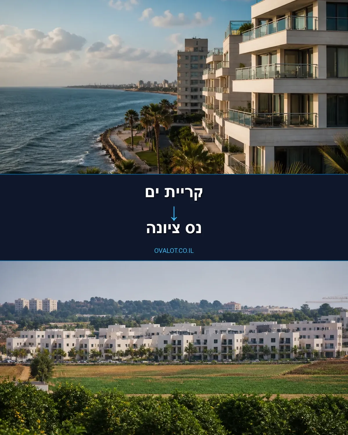 הובלות דירה מקריית ים לנס ציונה