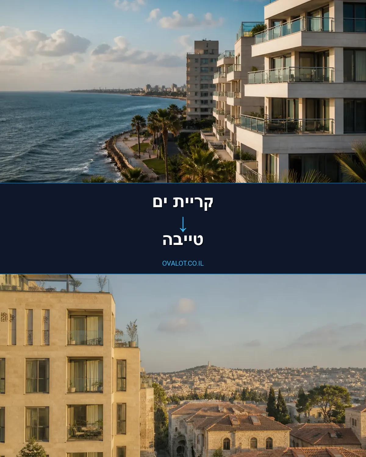 הובלות בתים פרטיים מקריית ים לטייבה