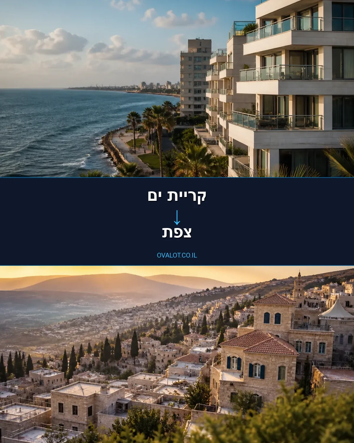 הובלות דירה מקריית ים לצפת