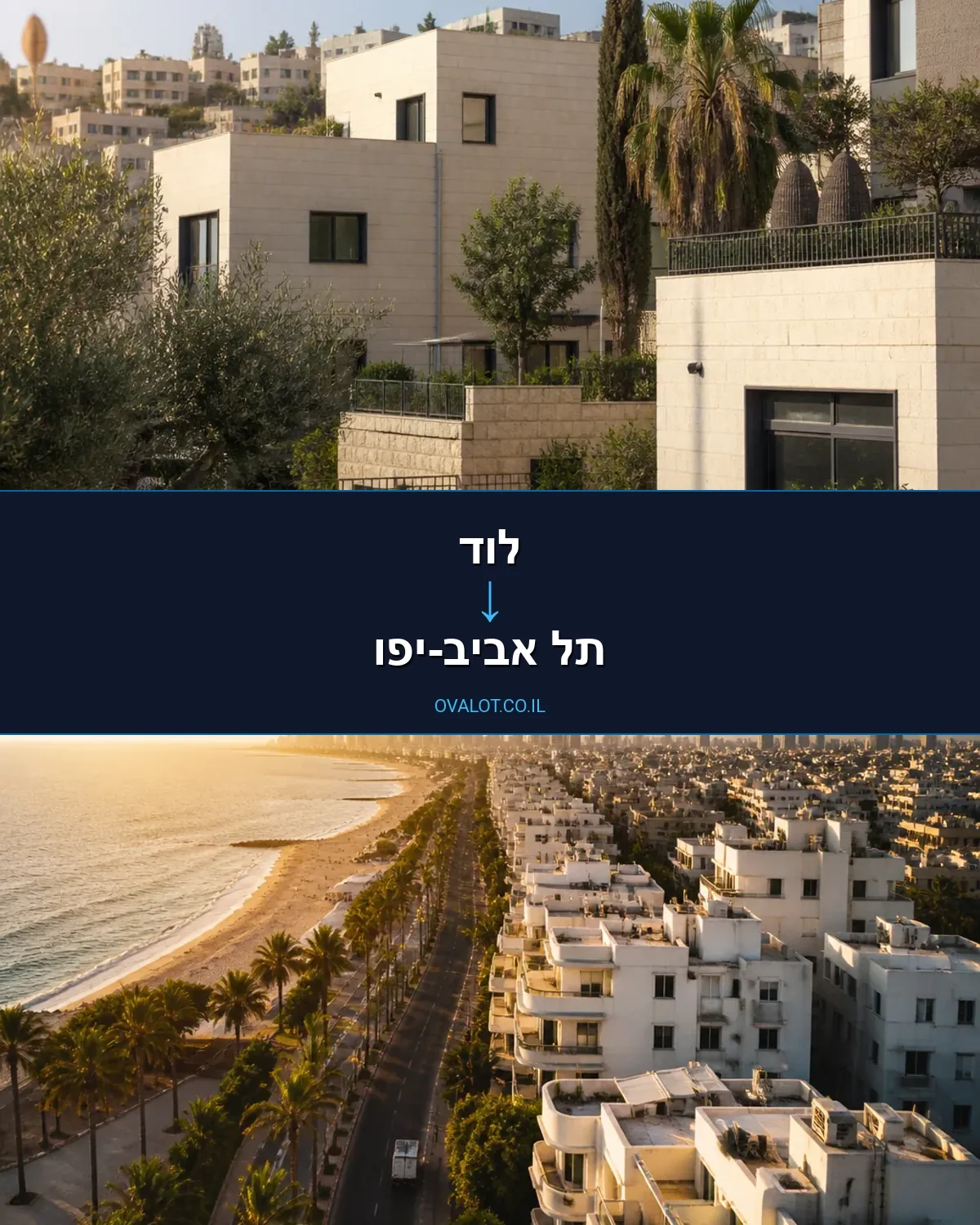 הובלות עם מנוף מלוד לתל אביב-יפו