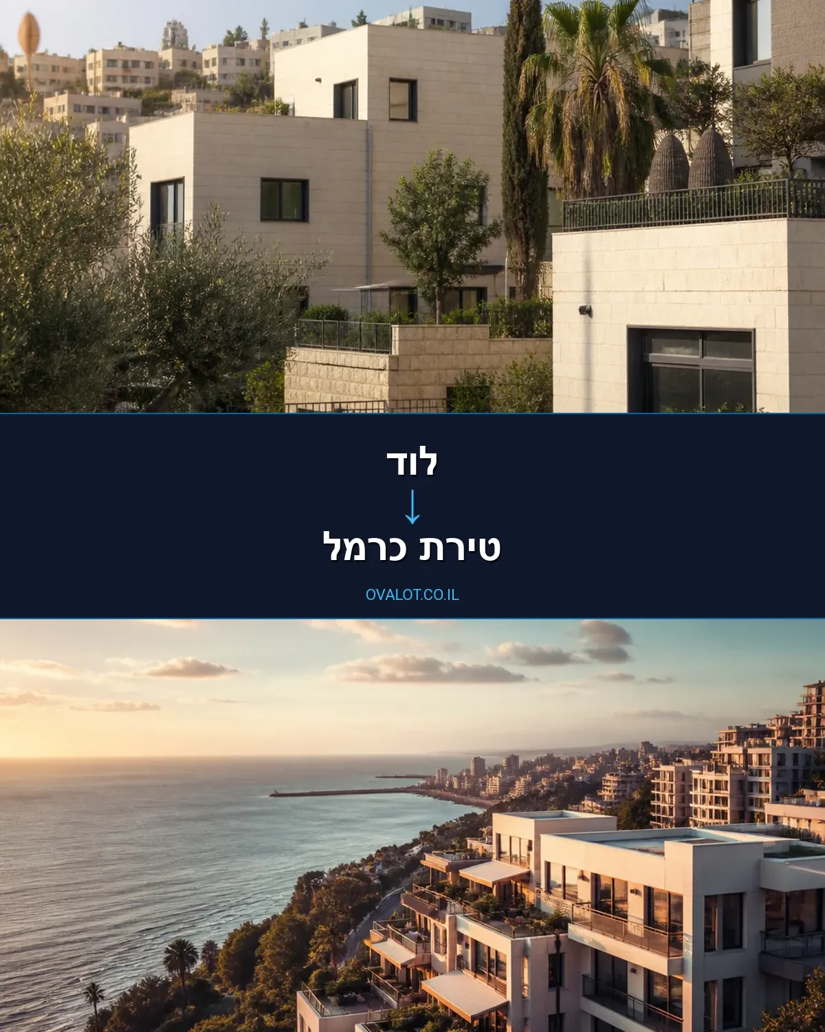 הובלות דירה מלוד לטירת כרמל