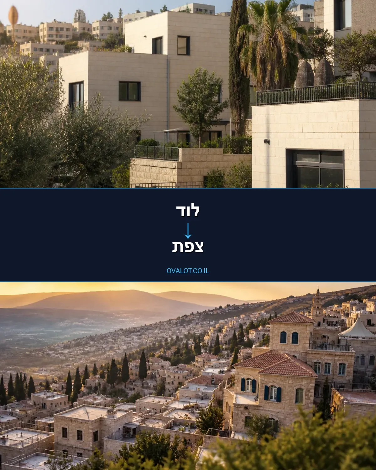 הובלות בתים פרטיים מלוד לצפת