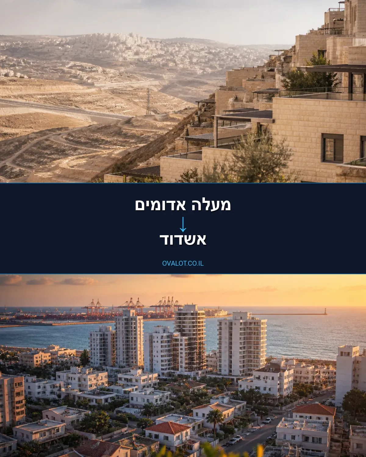 הובלות דירה ממעלה אדומים לאשדוד