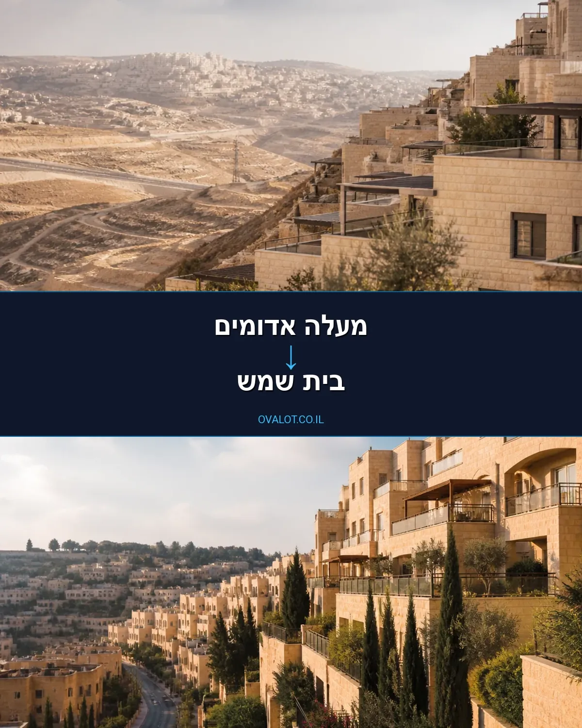 הובלות עם מנוף ממעלה אדומים לבית שמש