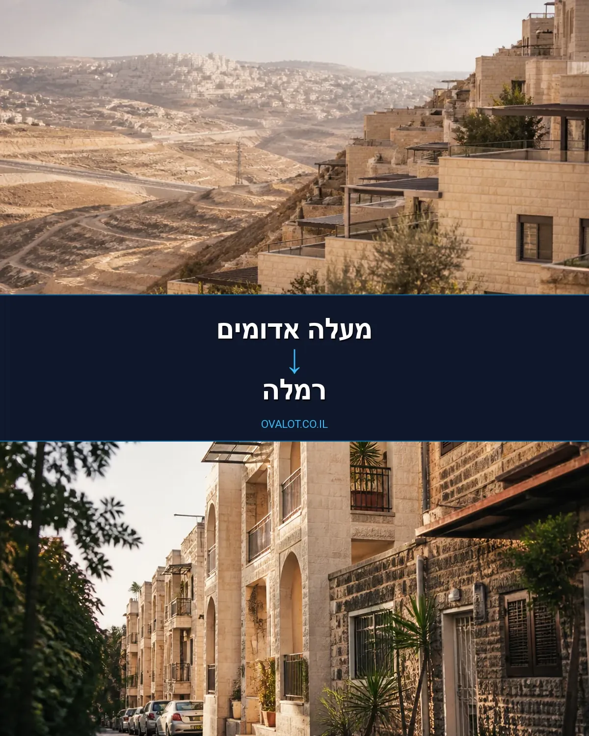 הובלות בתים פרטיים ממעלה אדומים לרמלה
