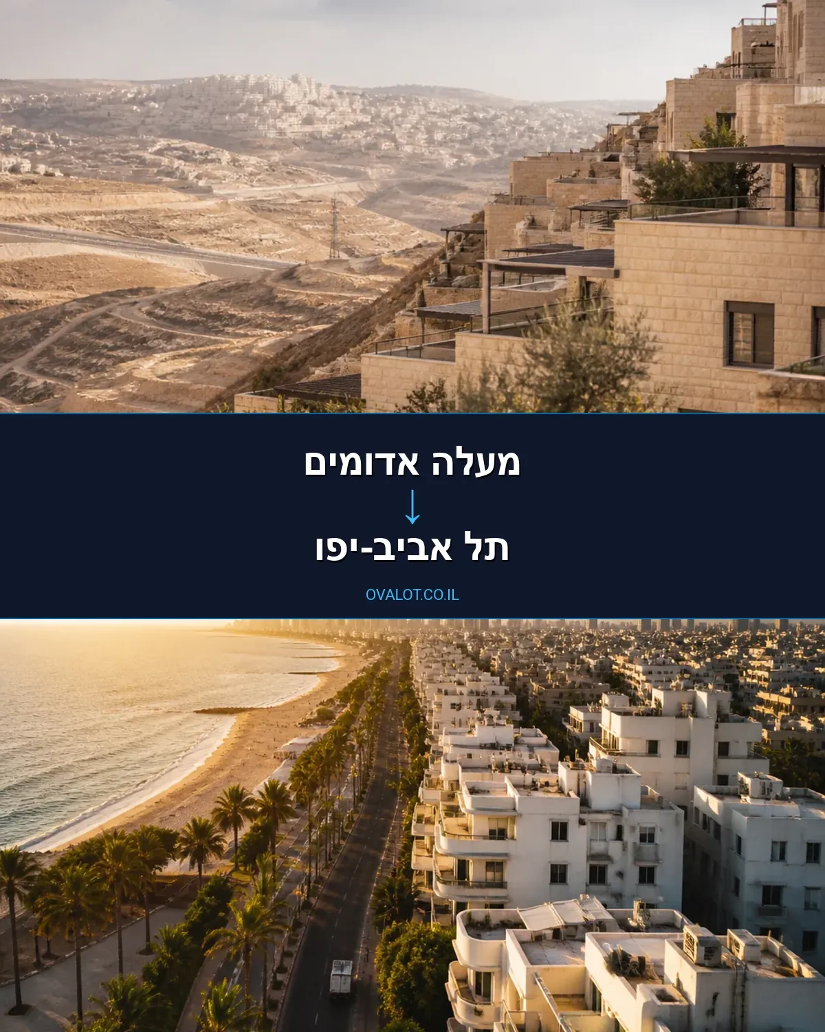 הובלות דירה ממעלה אדומים לתל אביב-יפו