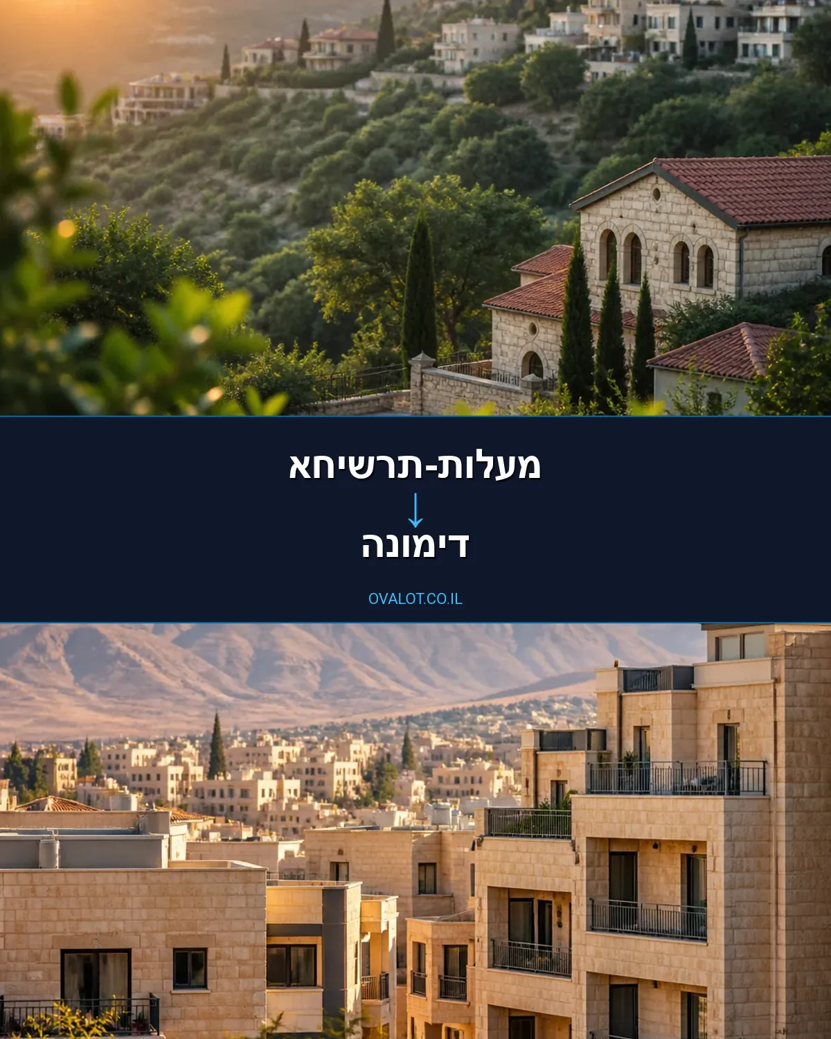 הובלות בתים פרטיים ממעלות-תרשיחא לדימונה