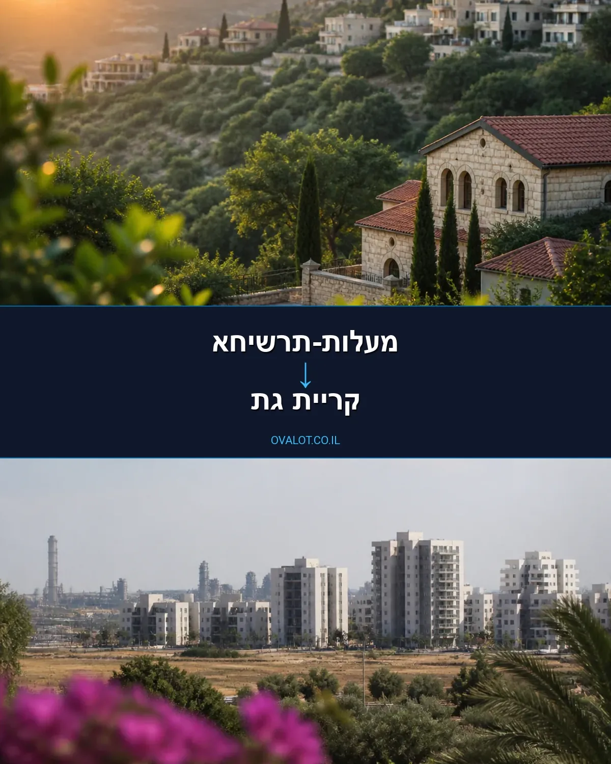 הובלות דירה ממעלות-תרשיחא לקריית גת