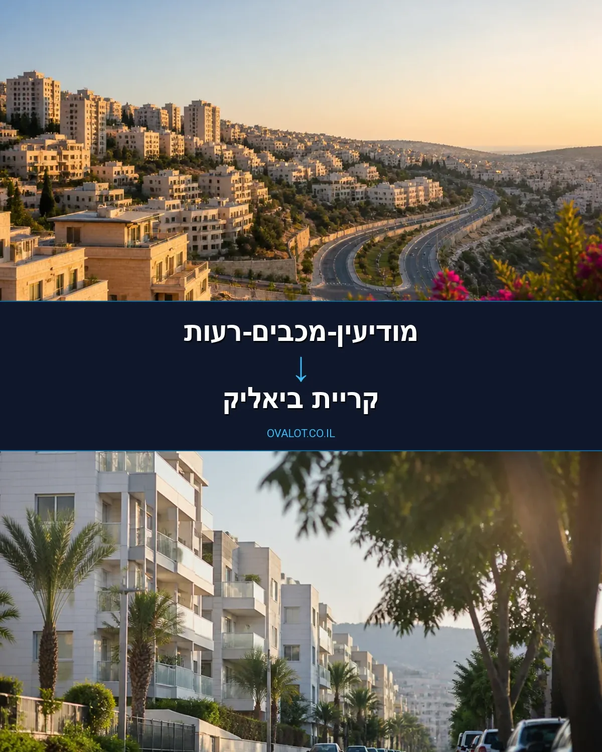 הובלות בתים פרטיים ממודיעין-מכבים-רעות לקריית ביאליק