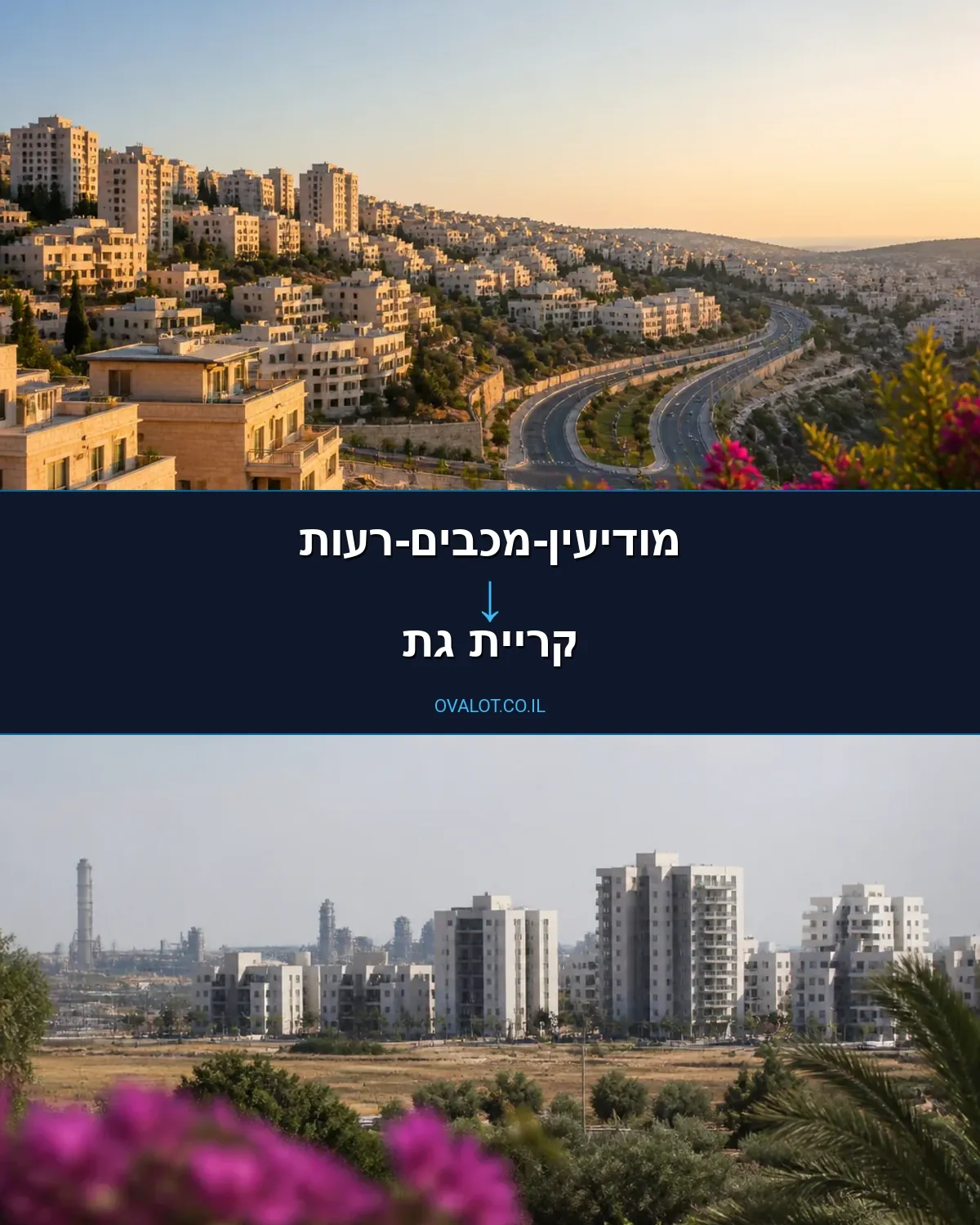 הובלות בתים פרטיים ממודיעין-מכבים-רעות לקריית גת
