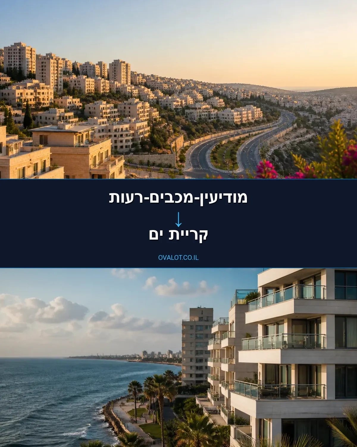 הובלות עם מעלית ממודיעין-מכבים-רעות לקריית ים