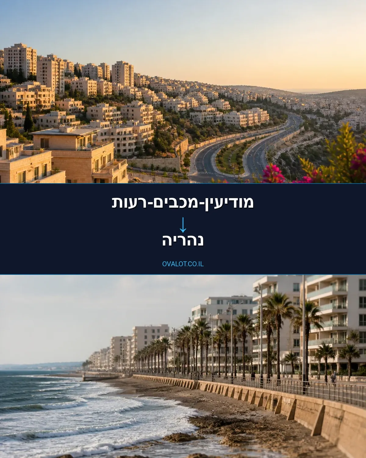 הובלות עם מעלית ממודיעין-מכבים-רעות לנהריה