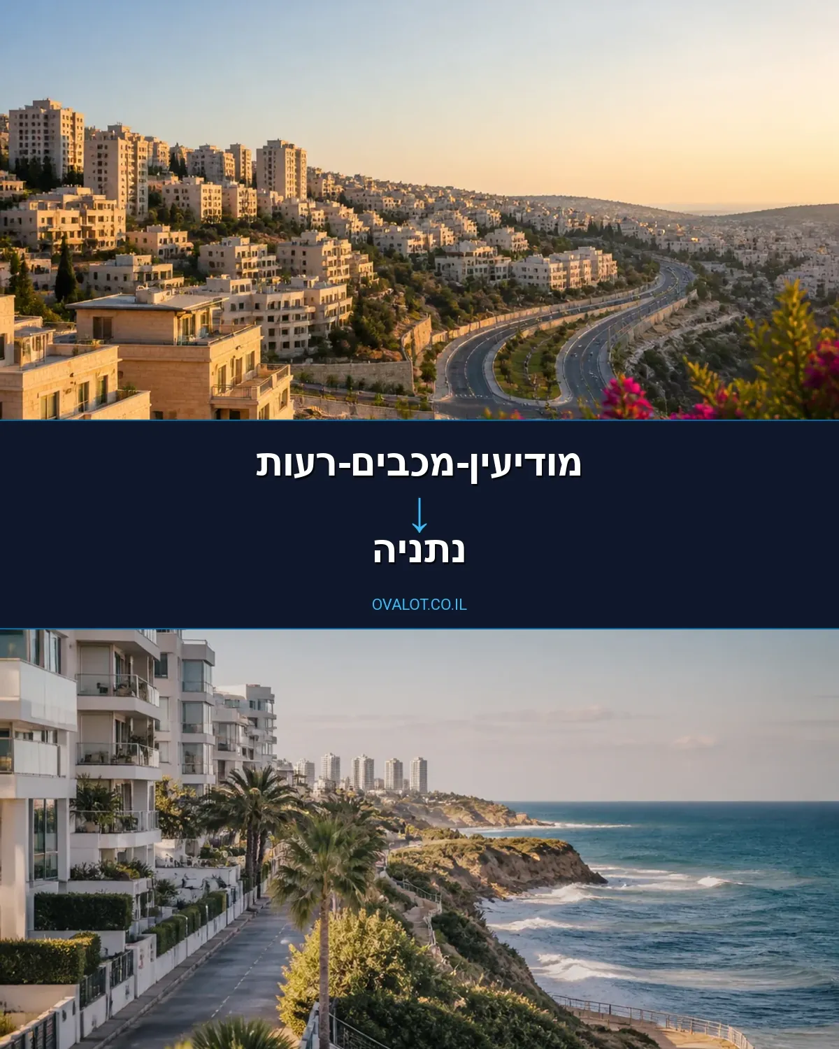 הובלות עם מנוף ממודיעין-מכבים-רעות לנתניה