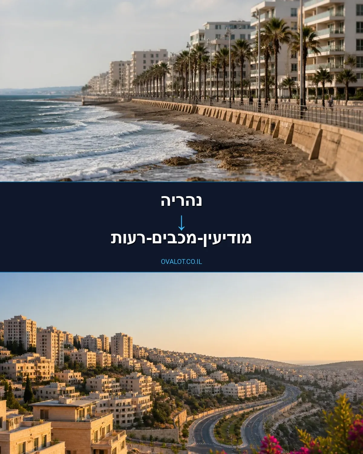 הובלות דירה מנהריה למודיעין-מכבים-רעות
