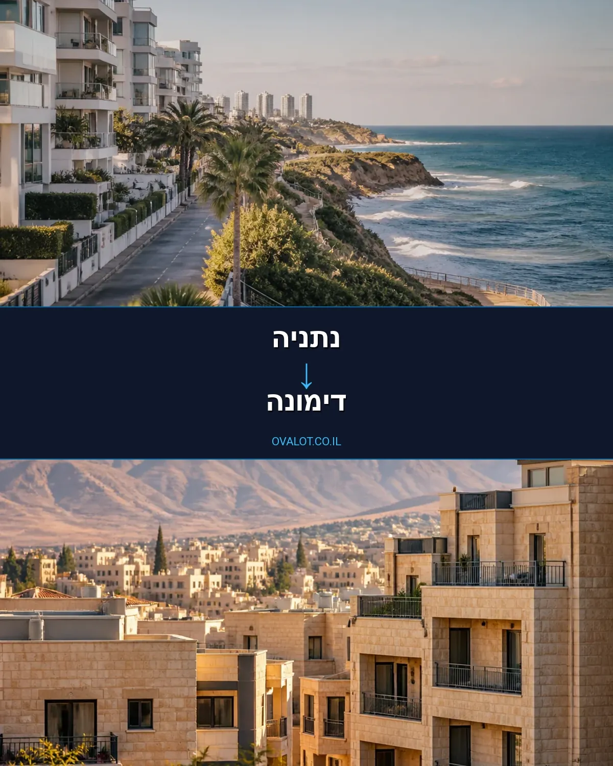 הובלות דירה מנתניה לדימונה