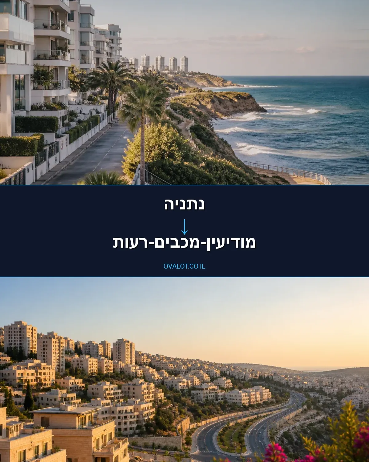 הובלות בתים פרטיים מנתניה למודיעין-מכבים-רעות