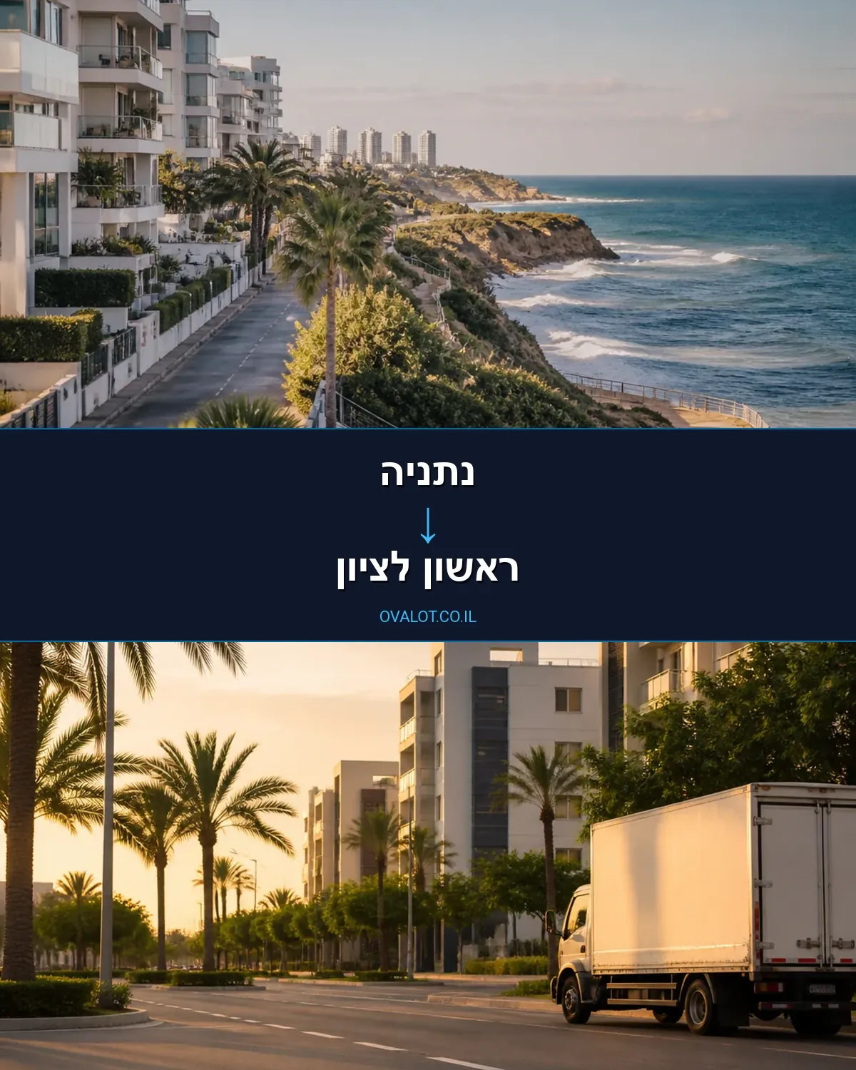 הובלות עם מנוף מנתניה לראשון לציון