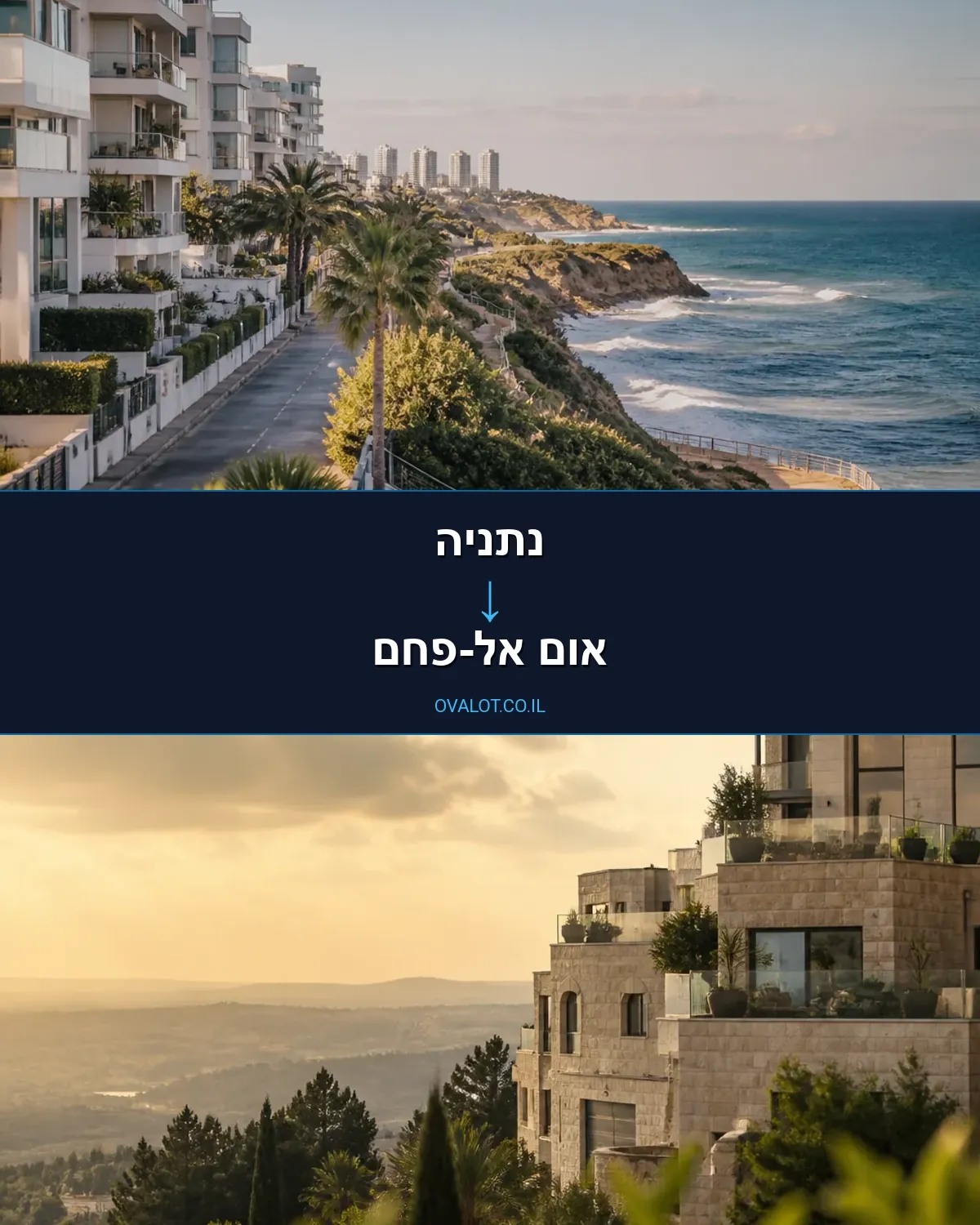 הובלות דירה מנתניה לאום אל-פחם