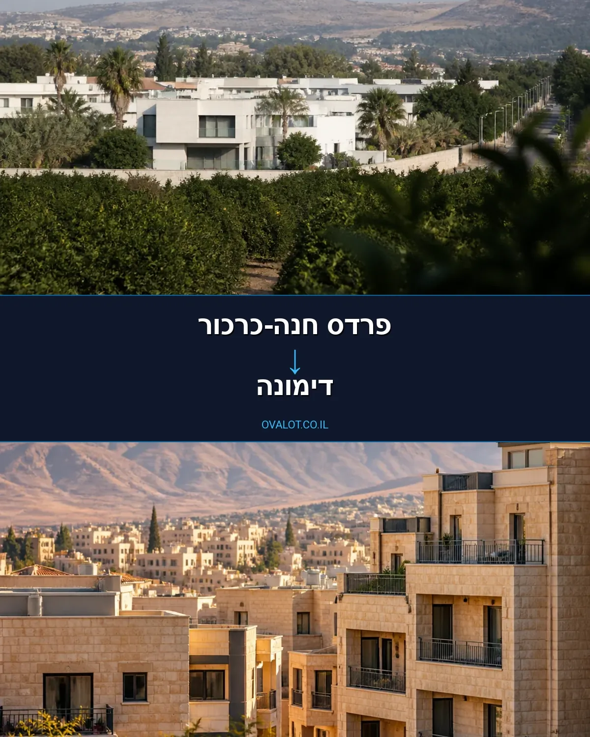 הובלות עם מנוף מפרדס חנה-כרכור לדימונה