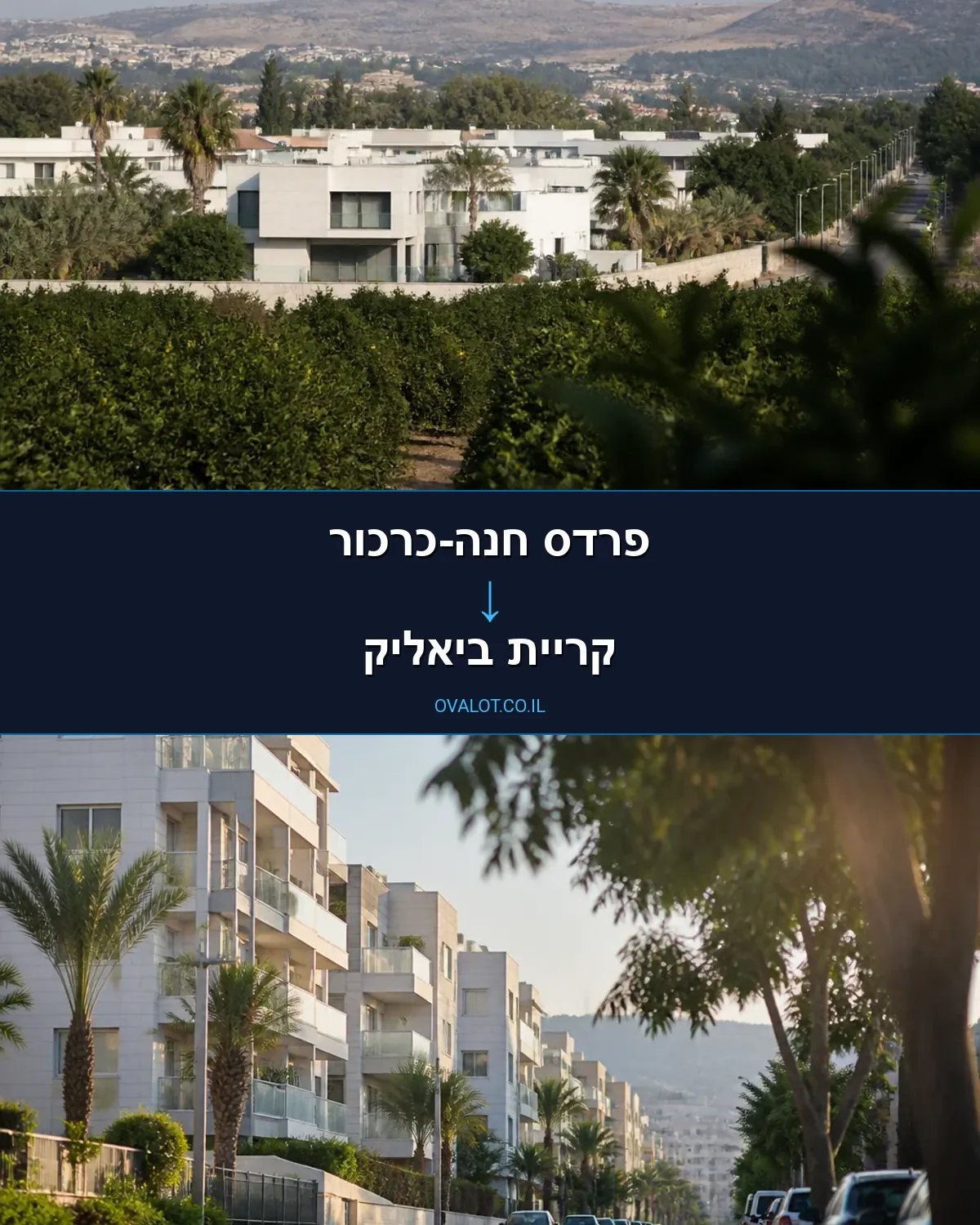 הובלות עם מנוף מפרדס חנה-כרכור לקריית ביאליק
