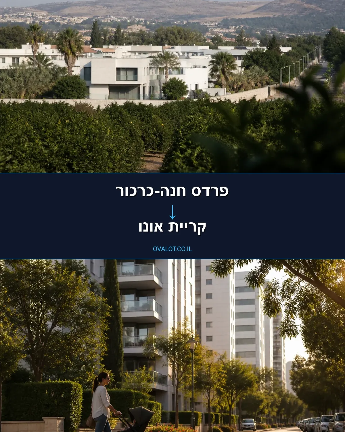 הובלות דירה מפרדס חנה-כרכור לקריית אונו