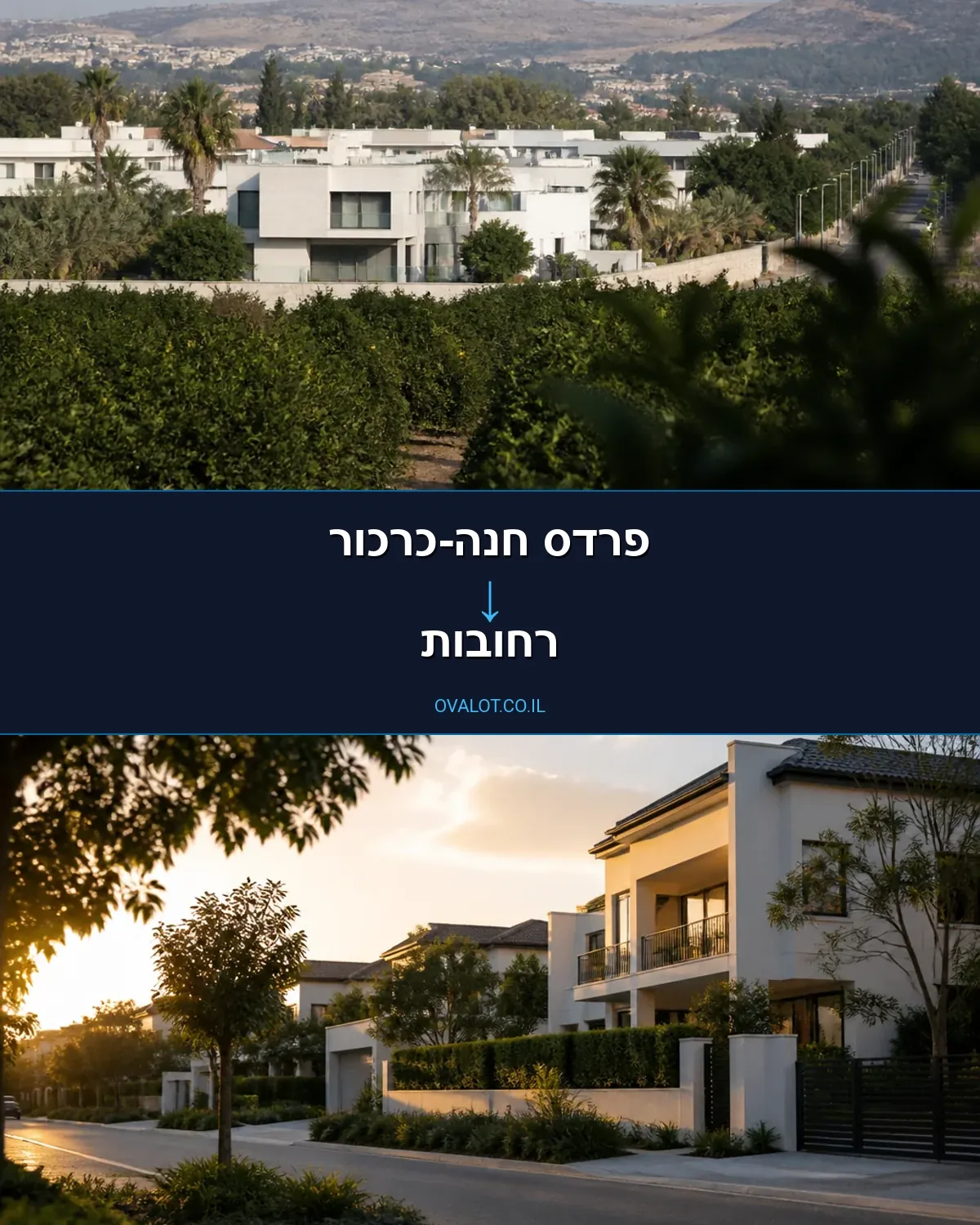 הובלות דירה מפרדס חנה-כרכור לרחובות