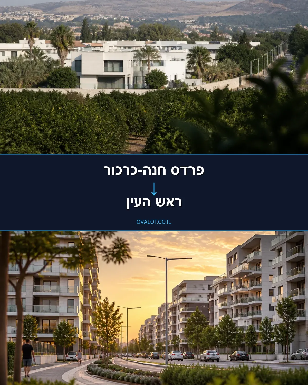הובלות עם מנוף מפרדס חנה-כרכור לראש העין