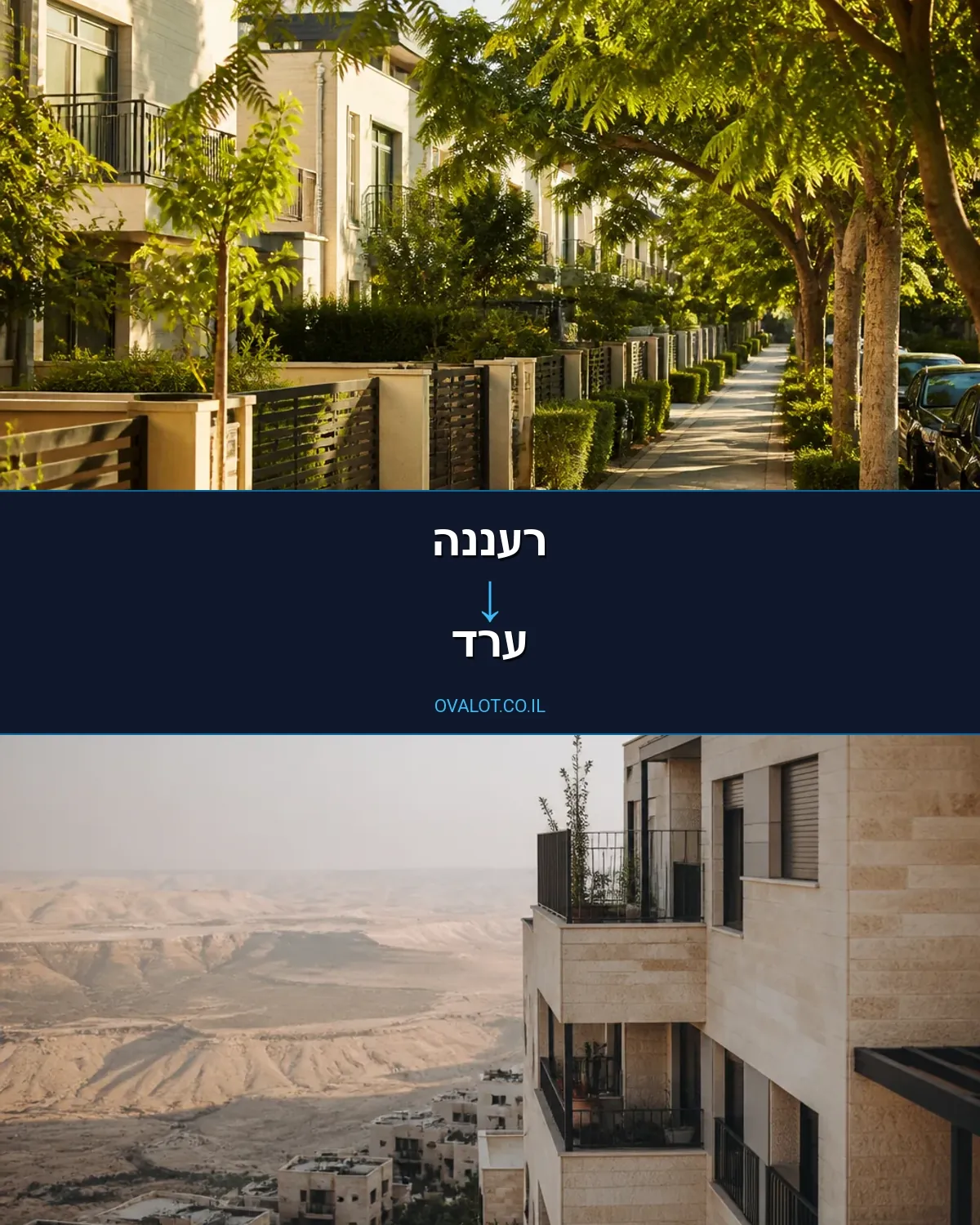 הובלות דירה מרעננה לערד