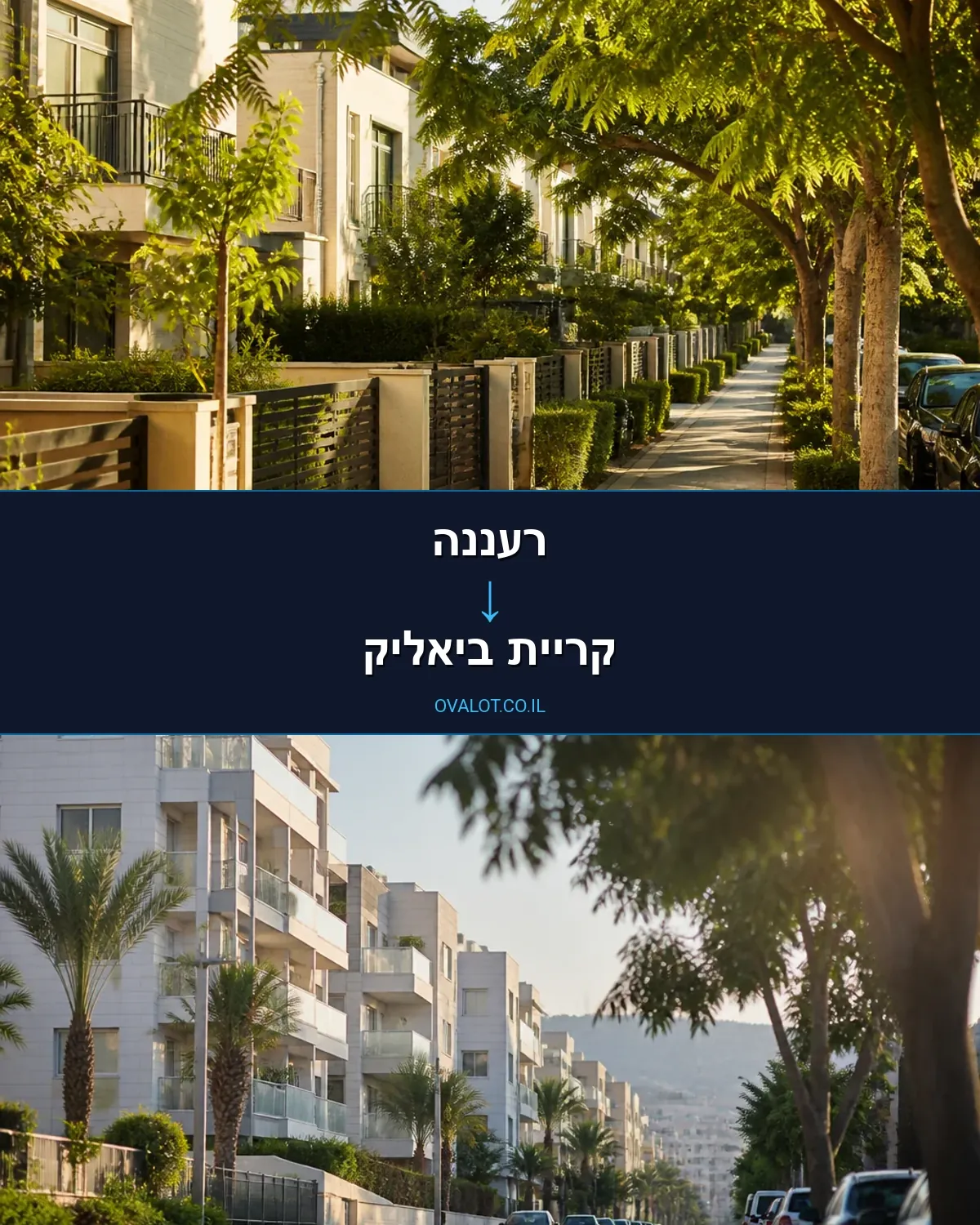 הובלות בתים פרטיים מרעננה לקריית ביאליק