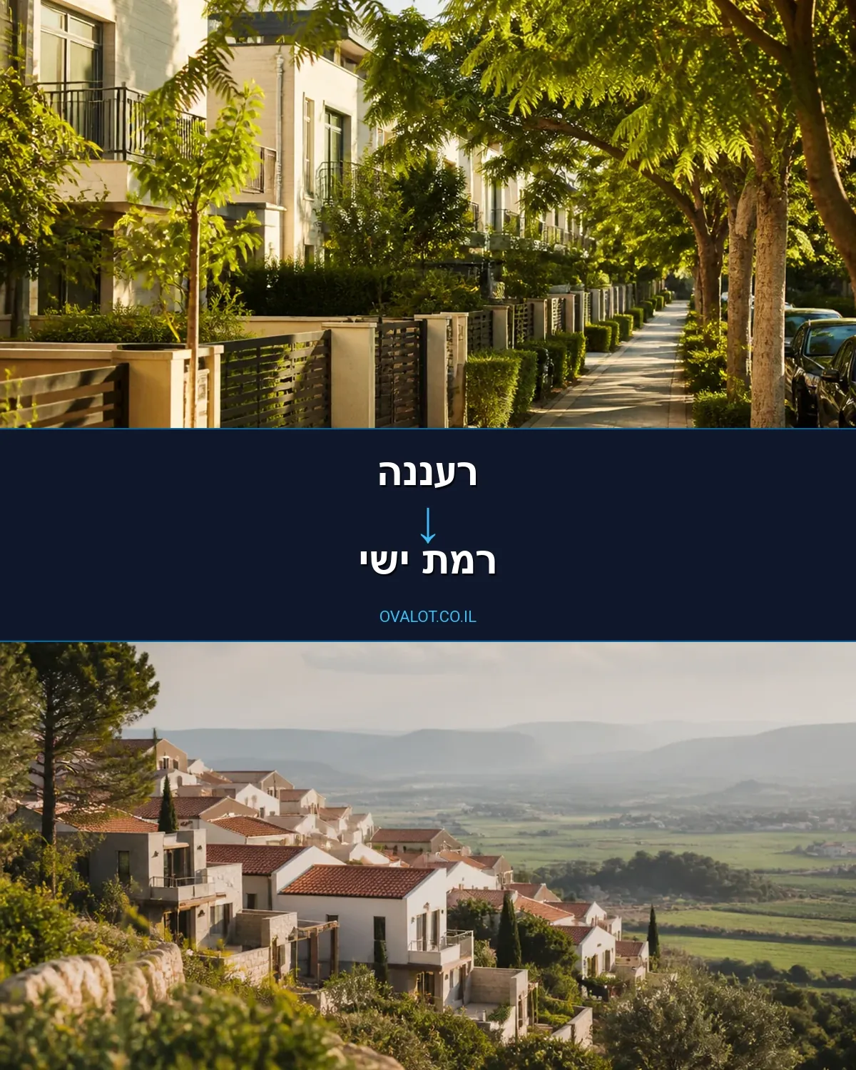 הובלות דירה מרעננה לרמת ישי