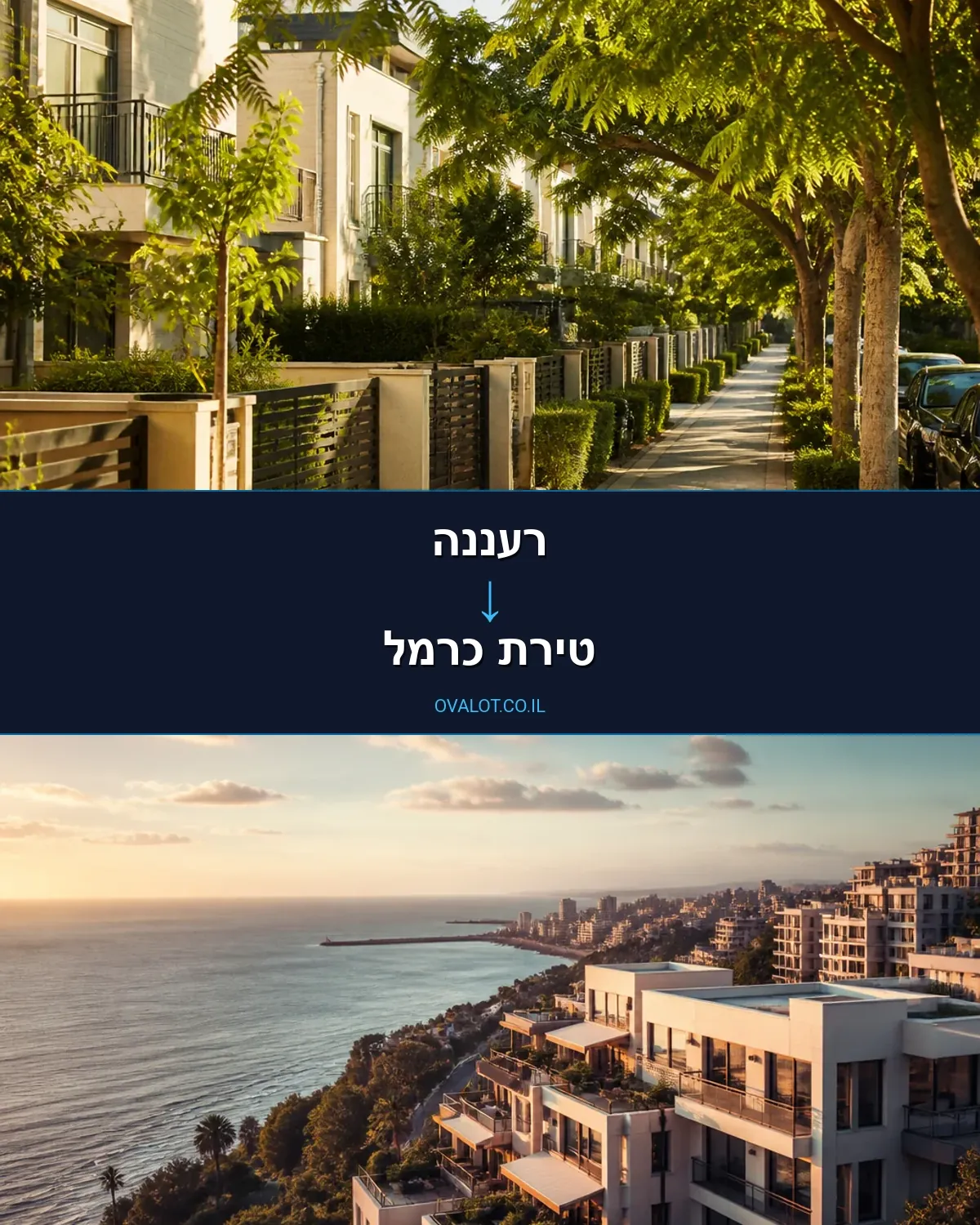 הובלות בתים פרטיים מרעננה לטירת כרמל