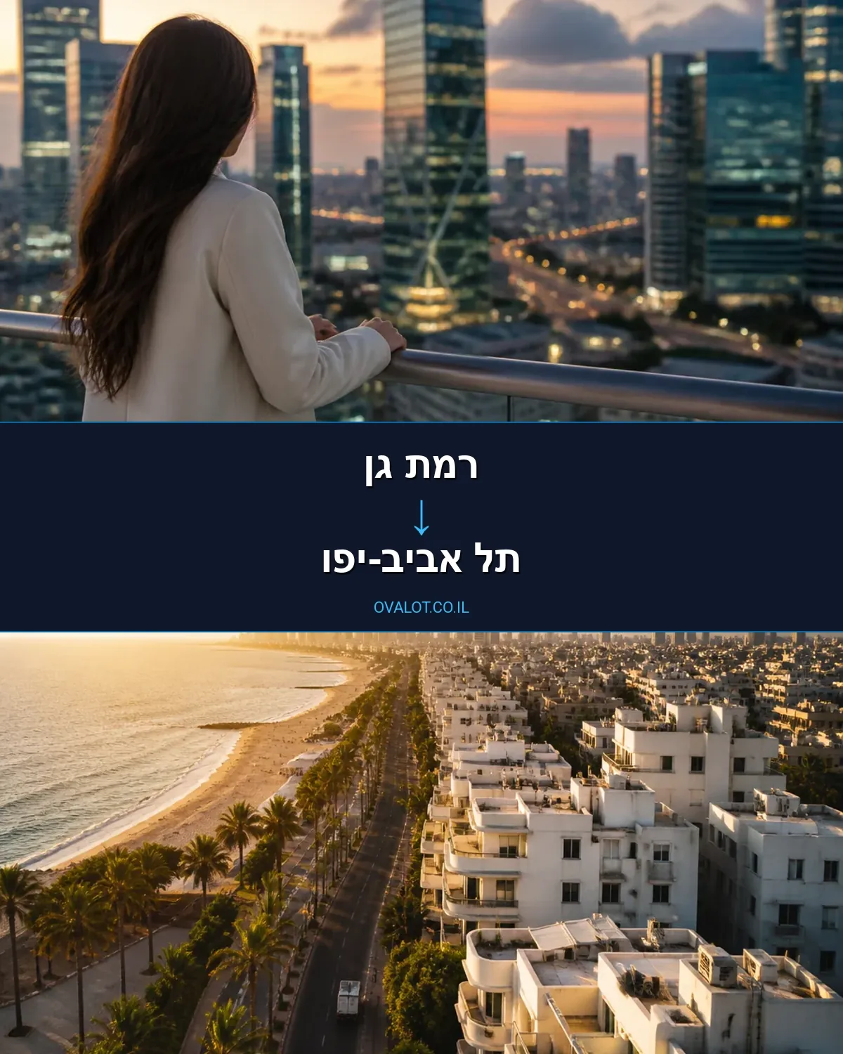 הובלות ללא מעלית מרמת גן לתל אביב-יפו