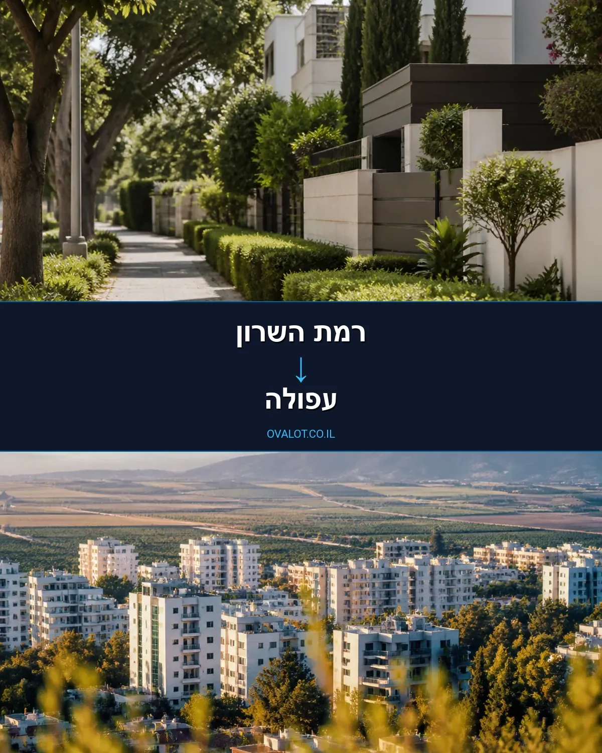הובלות עם מעלית מרמת השרון לעפולה