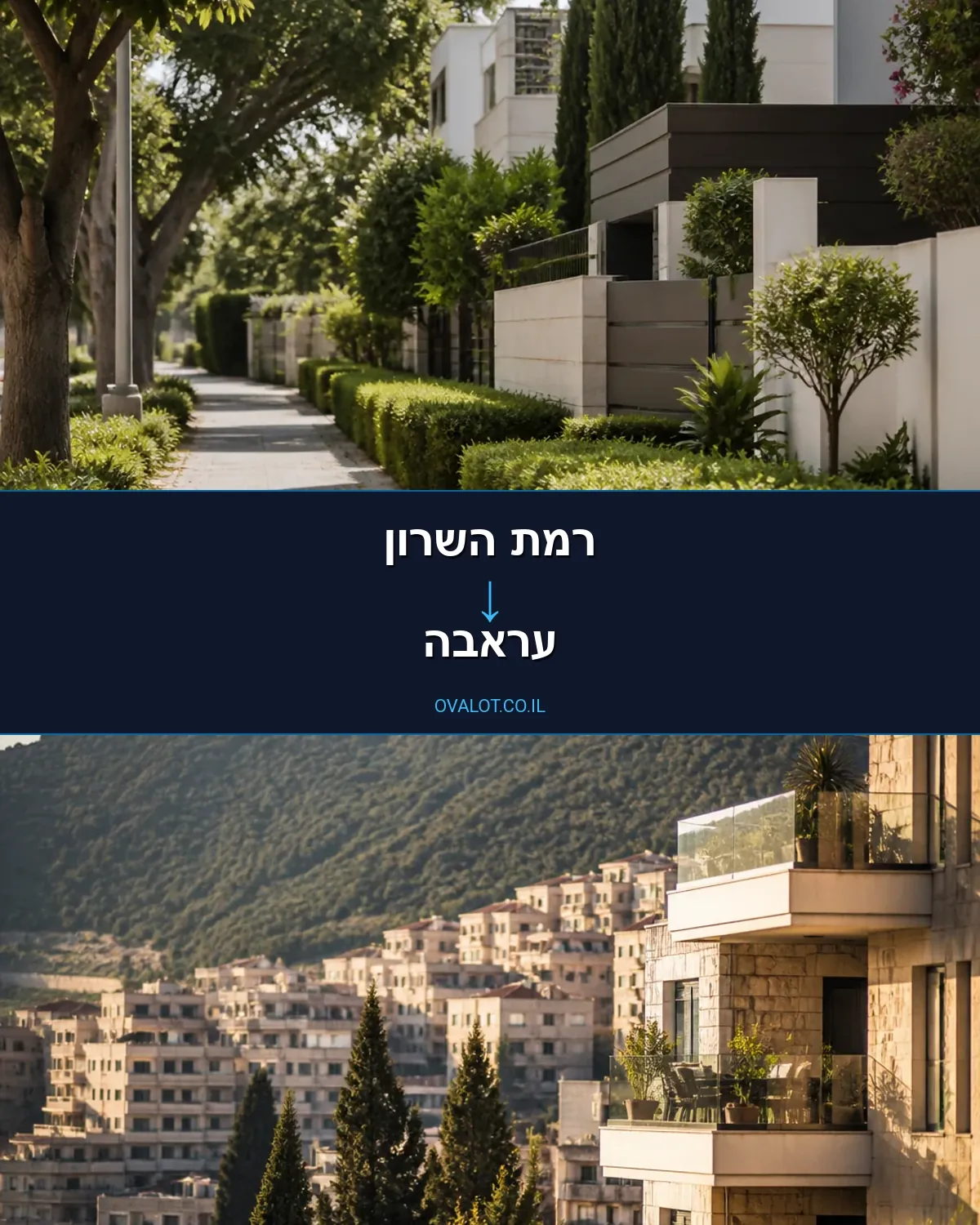 הובלות דירה מרמת השרון לעראבה