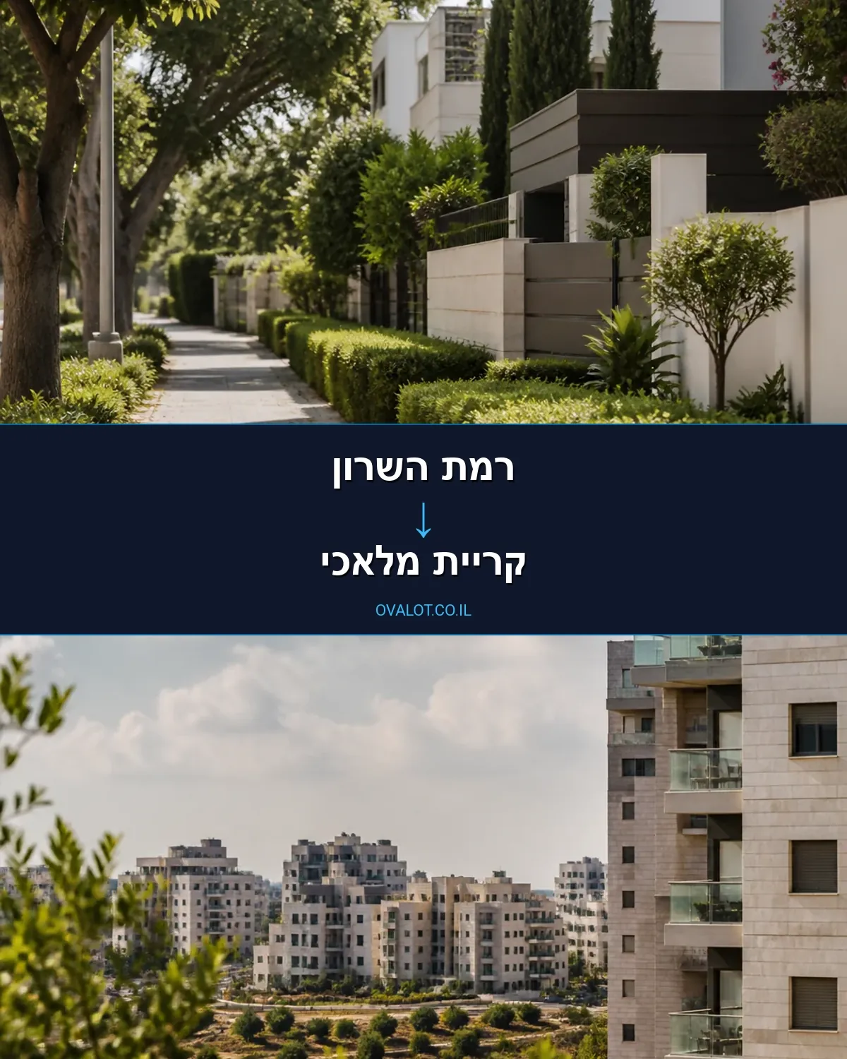 הובלות דירה מרמת השרון לקריית מלאכי