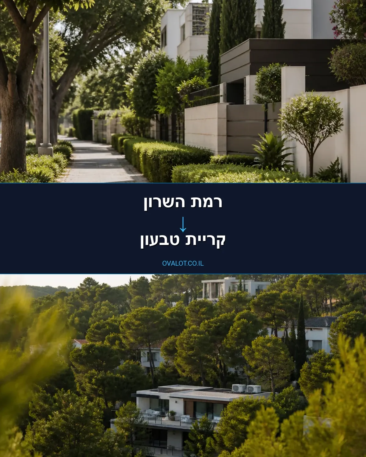 הובלות עם מנוף מרמת השרון לקריית טבעון