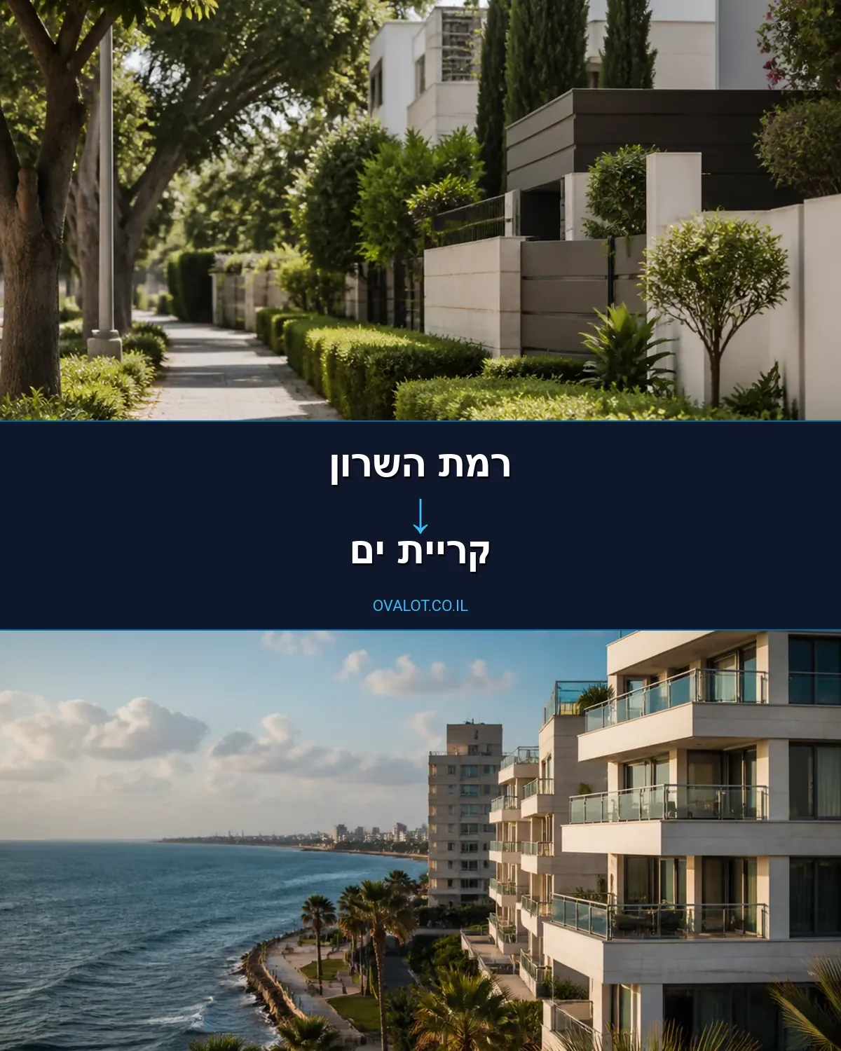 הובלות עם מנוף מרמת השרון לקריית ים