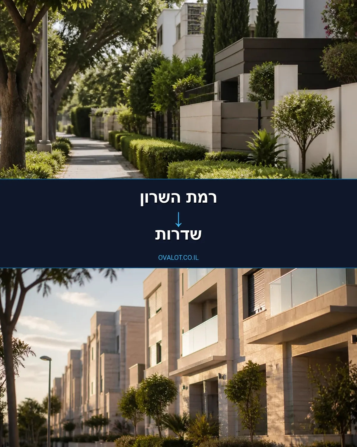 הובלות עם מעלית מרמת השרון לשדרות