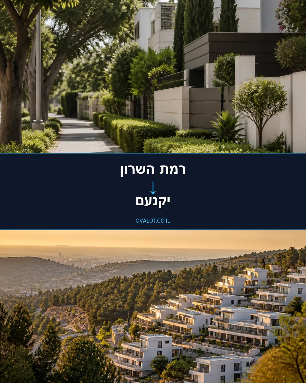 הובלות עם מעלית מרמת השרון ליקנעם