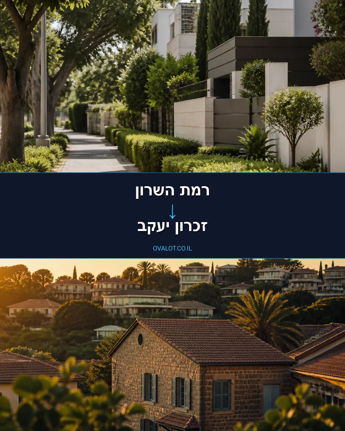 הובלות דירה מרמת השרון לזכרון יעקב