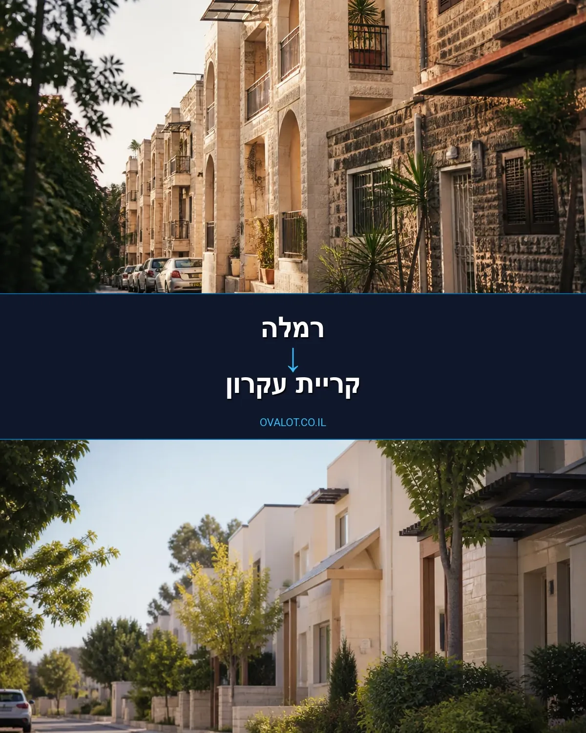 הובלות בתים פרטיים מרמלה לקריית עקרון