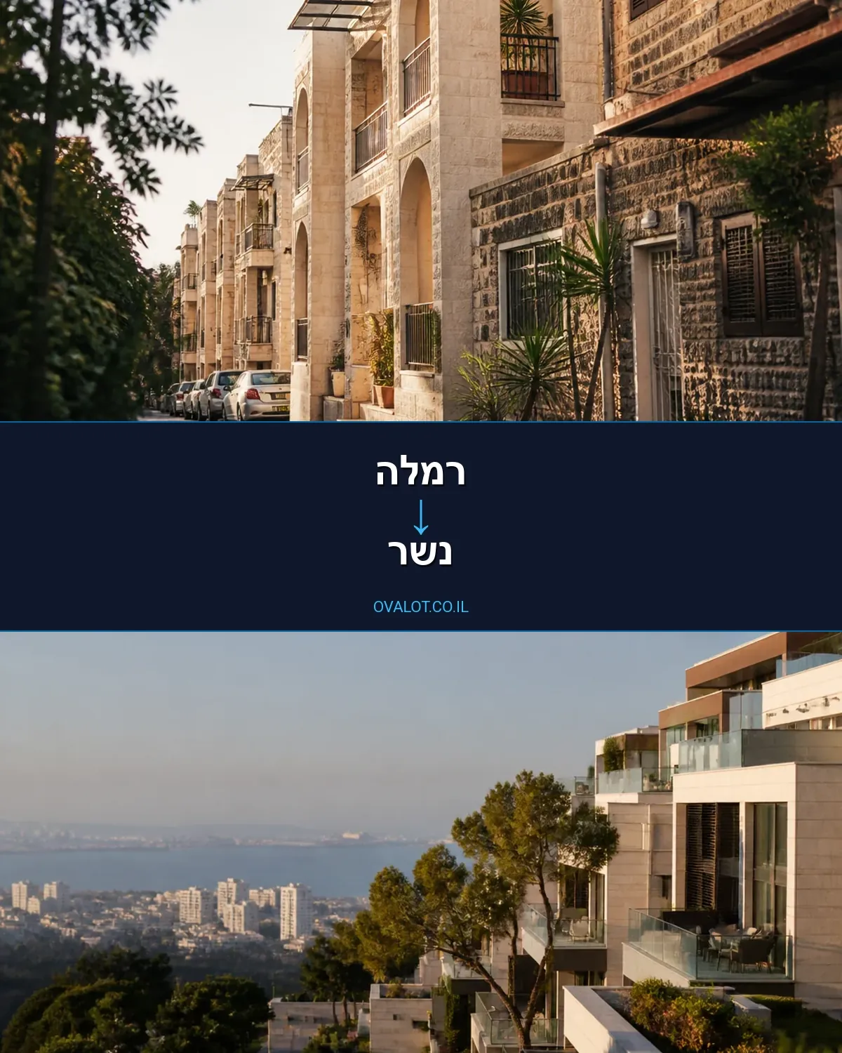הובלת מכולות מרמלה לנשר