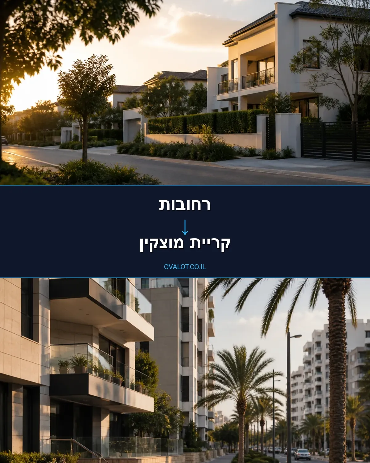 הובלות דירה מרחובות לקריית מוצקין