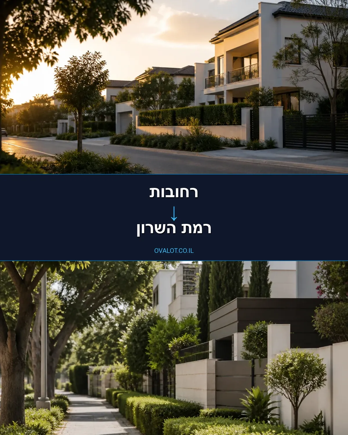 הובלות עם מנוף מרחובות לרמת השרון