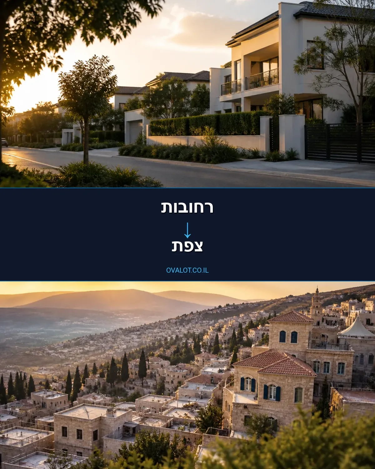 הובלות בתים פרטיים מרחובות לצפת